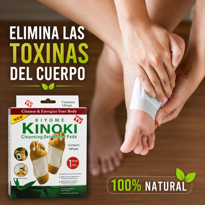 Parches Detox Kinoki – Descansá Mejor y Despertá Liviana (Caja x10)